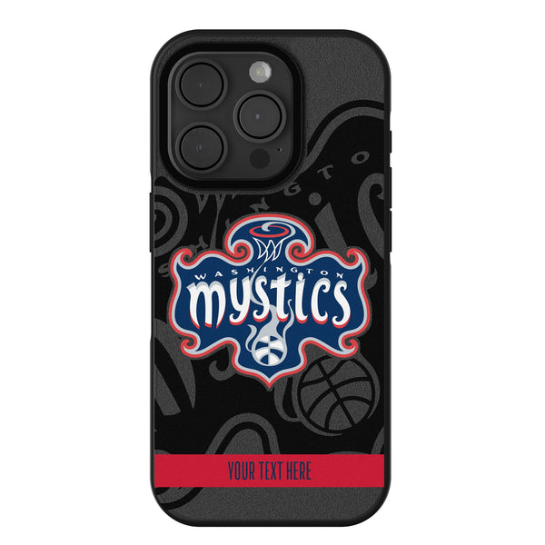 Washington Mystics Personalized Tilt iPhone Bump Phone Case for Apple iPhone