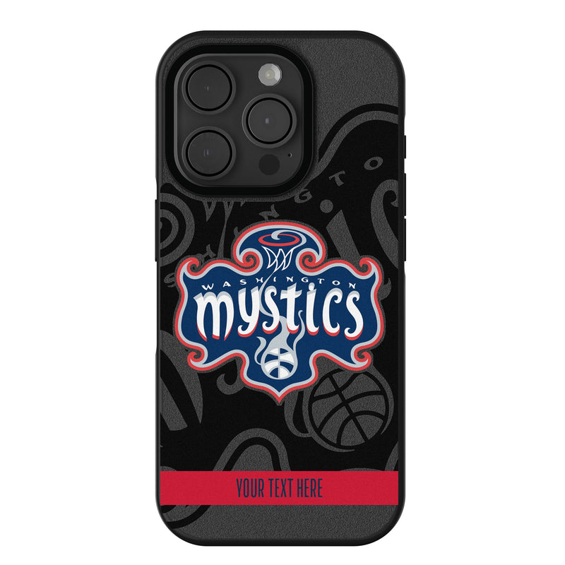 Washington Mystics Personalized Tilt iPhone Bump Phone Case for Apple iPhone