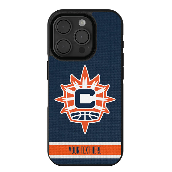 Connecticut Sun Personalized Stripe iPhone Bump Phone Case for Apple iPhone