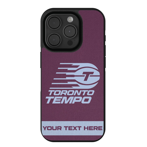 Toronto Tempo Personalized Stripe iPhone Bump Phone Case for Apple iPhone