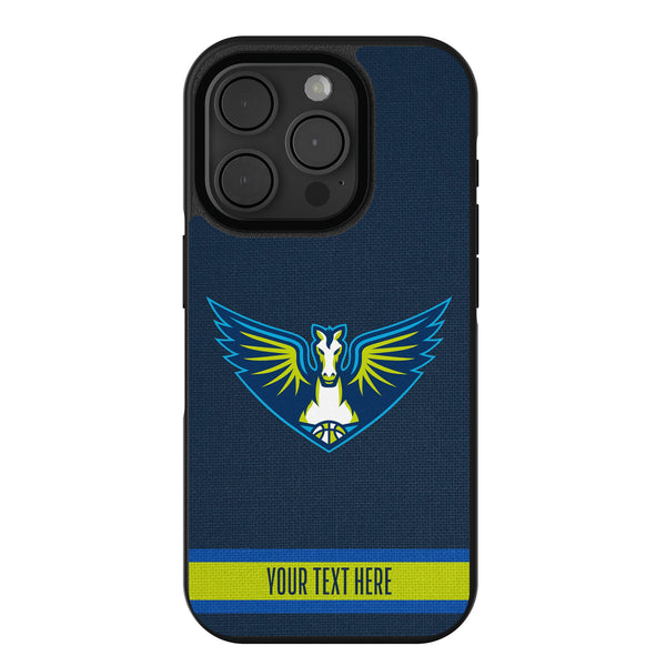 Dallas Wings Personalized Stripe iPhone Bump Phone Case for Apple iPhone