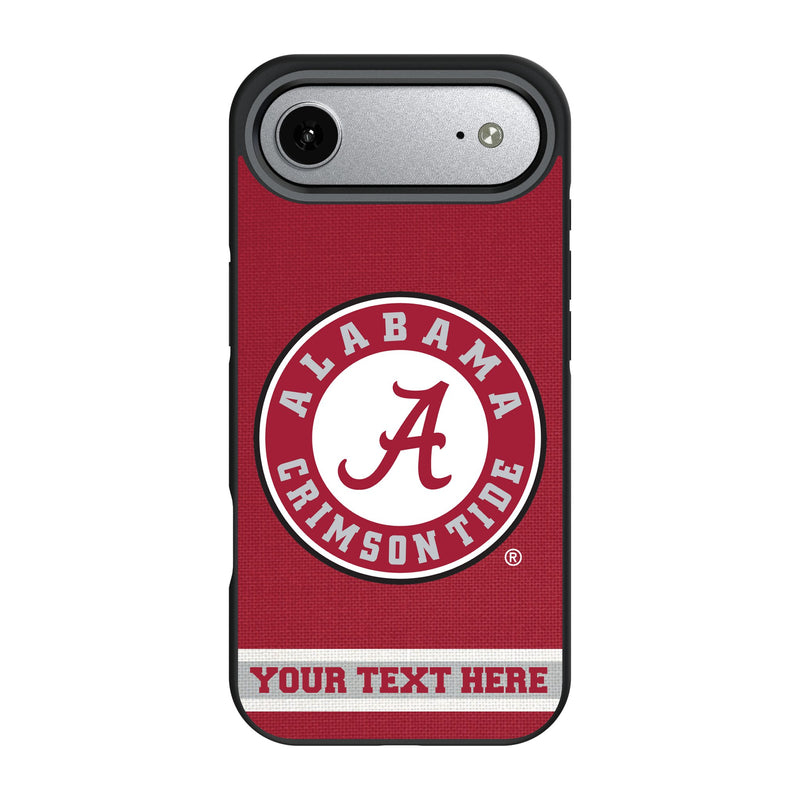 University of Alabama Crimson Tide Personalized Stripe iPhone Bump Phone Case for Apple iPhone