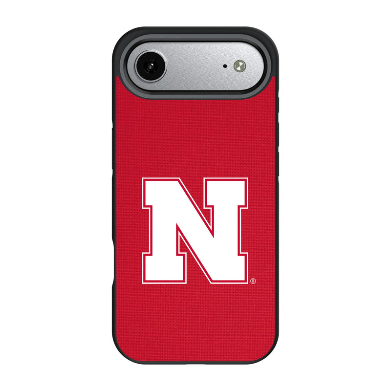 University of Nebraska Huskers Block N Solid iPhone Bump Phone Case for Apple iPhone