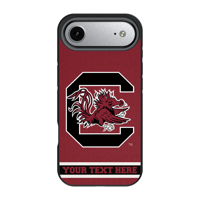 University of South Carolina Gamecocks Personalized Stripe iPhone Bump Phone Case for Apple iPhone