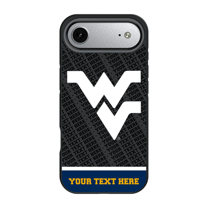 West Virginia University Mountaineers Personalized EndZone Plus iPhone Bump Phone Case for Apple iPhone