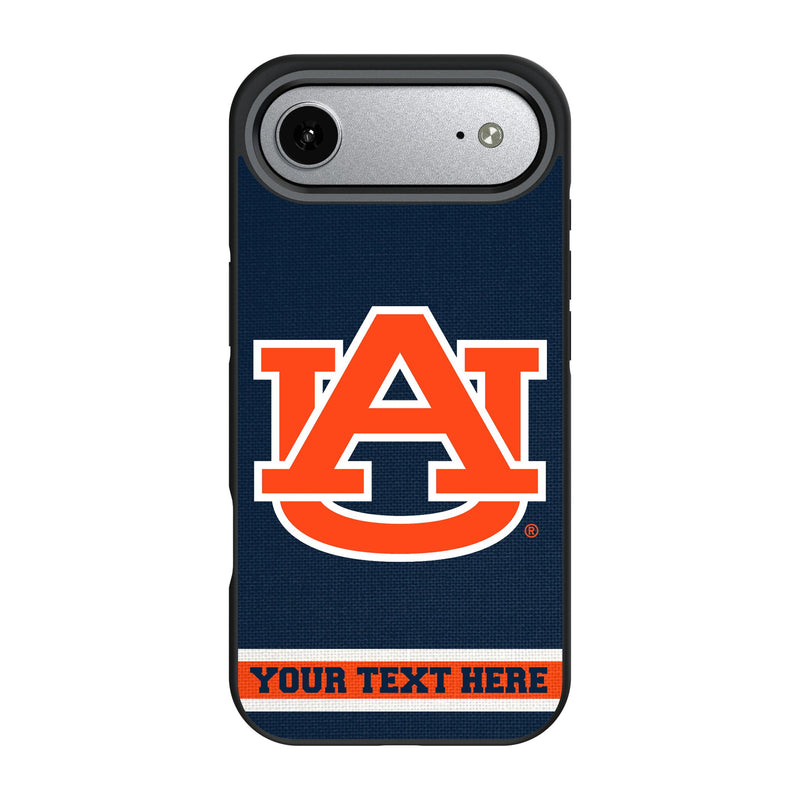University of Auburn Tigers Personalized Stripe iPhone Bump Phone Case for Apple iPhone