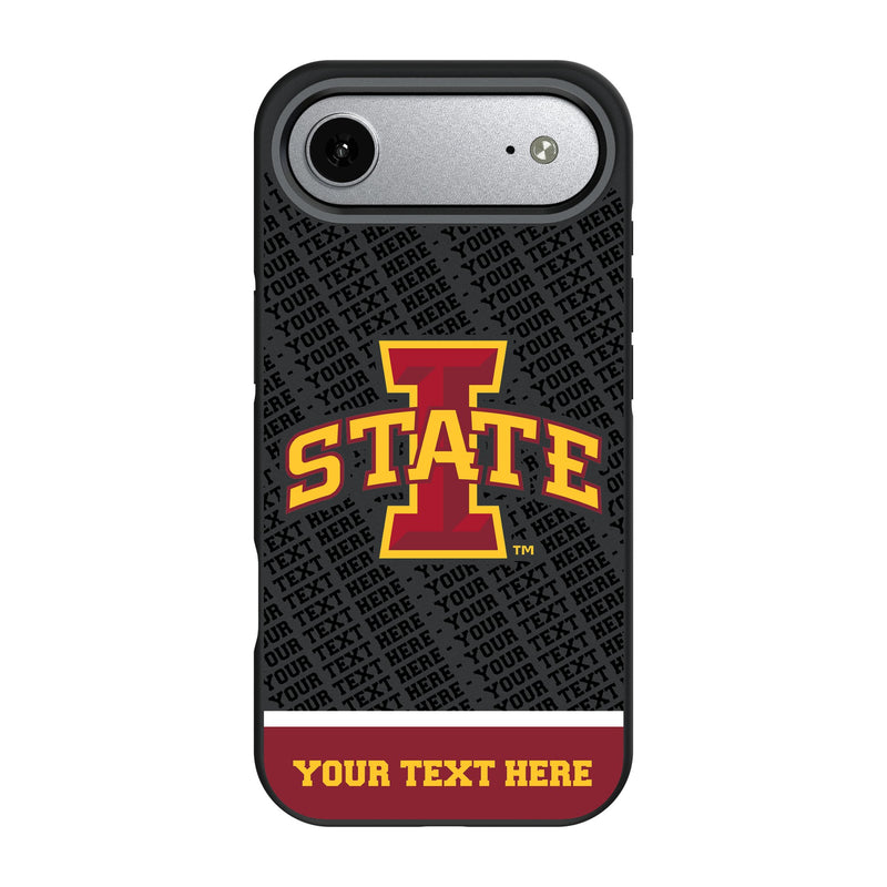 Iowa State University Cyclones Personalized EndZone Plus iPhone Bump Phone Case for Apple iPhone