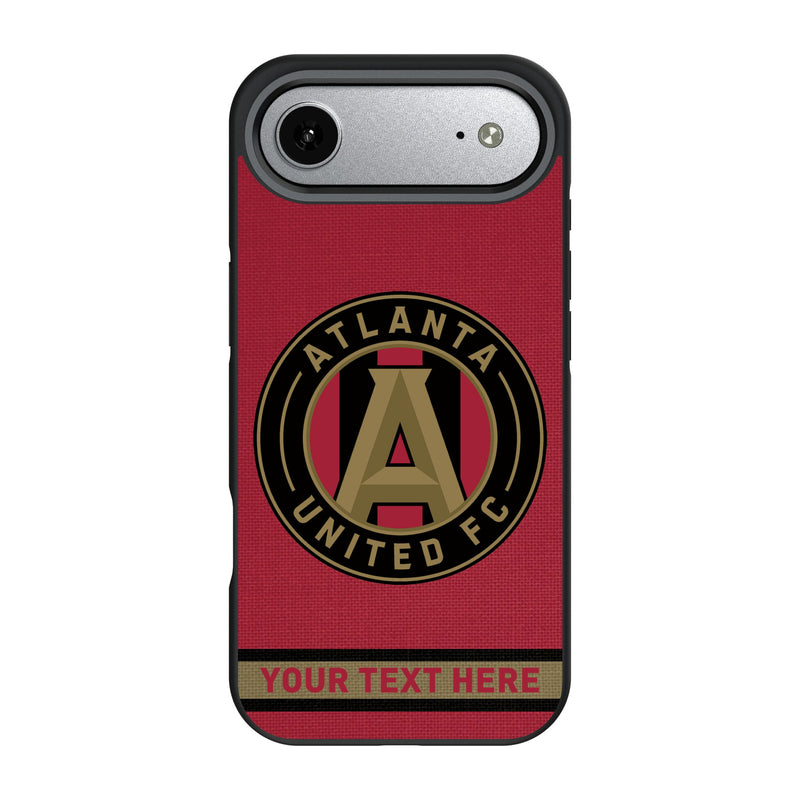 Atlanta United FC Personalized Stripe iPhone Bump Phone Case for Apple iPhone