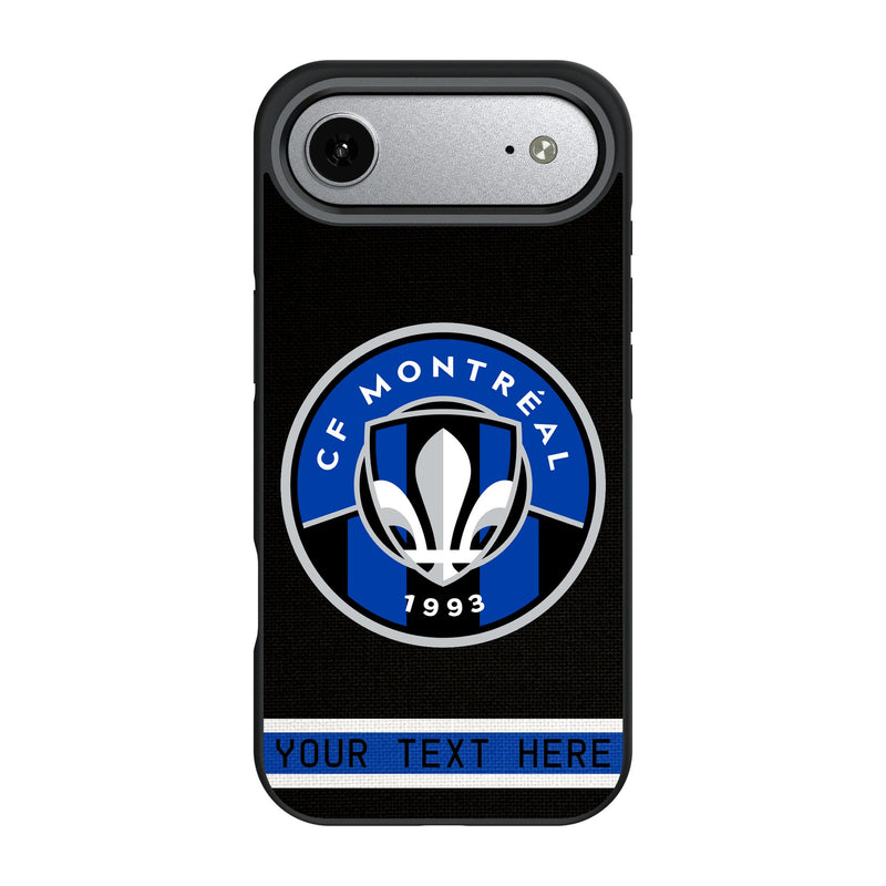 CF Montreal Personalized Stripe iPhone Bump Phone Case for Apple iPhone