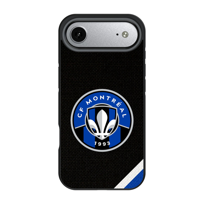 CF Montreal Diagonal Stripe iPhone Bump Phone Case for Apple iPhone