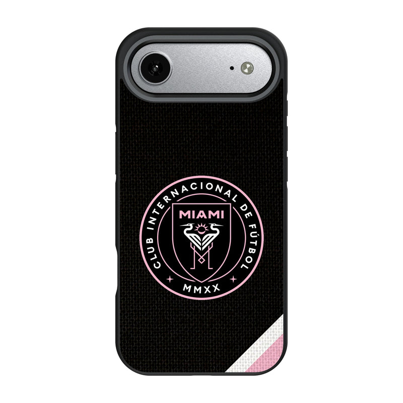 Inter Miami CF Diagonal Stripe iPhone Bump Phone Case for Apple iPhone