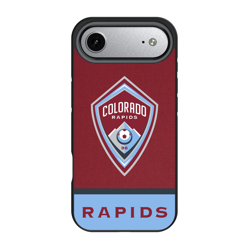 Colorado Rapids Endzone Solid iPhone Bump Phone Case for Apple iPhone