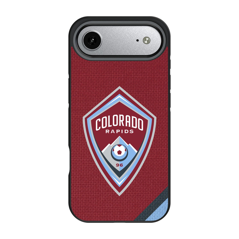 Colorado Rapids Diagonal Stripe iPhone Bump Phone Case for Apple iPhone