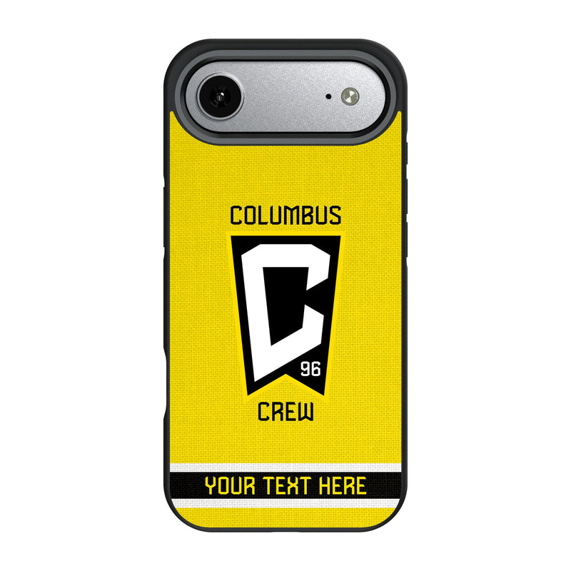 Columbus Crew Personalized Stripe iPhone Bump Phone Case for Apple iPhone