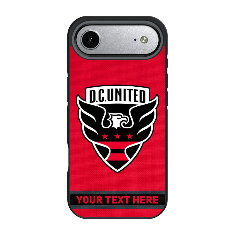 DC United Personalized Stripe iPhone Bump Phone Case for Apple iPhone