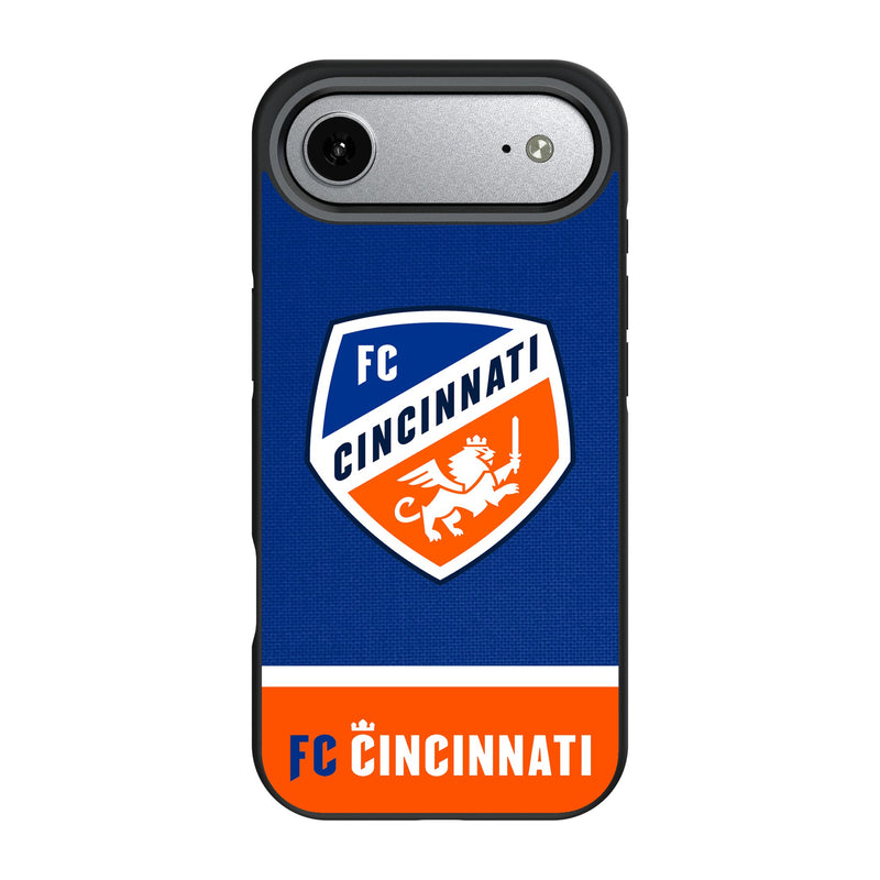 FC Cincinnati Endzone Solid iPhone Bump Phone Case for Apple iPhone