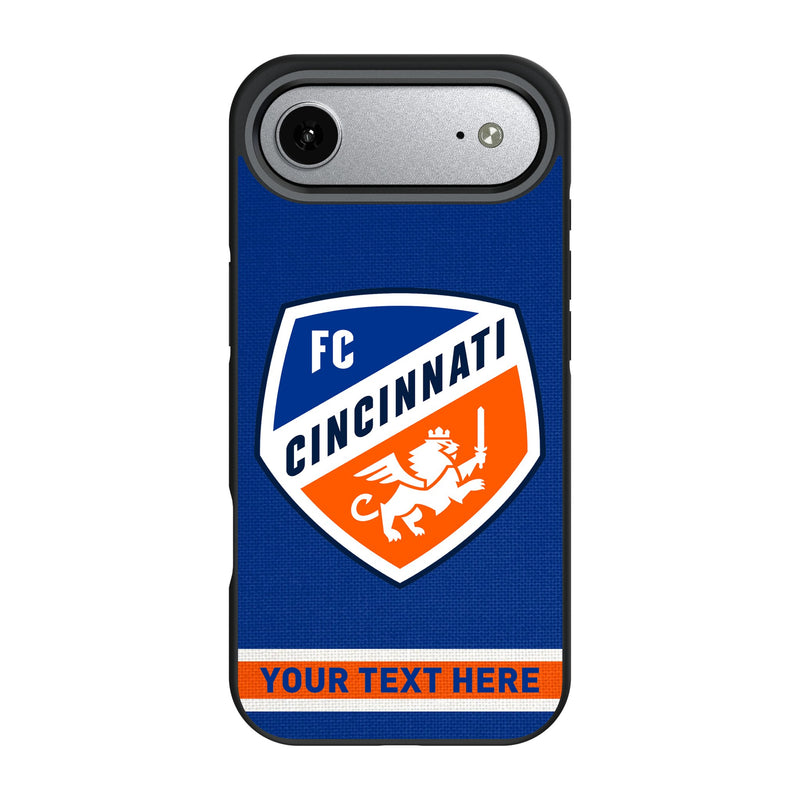 FC Cincinnati Personalized Stripe iPhone Bump Phone Case for Apple iPhone