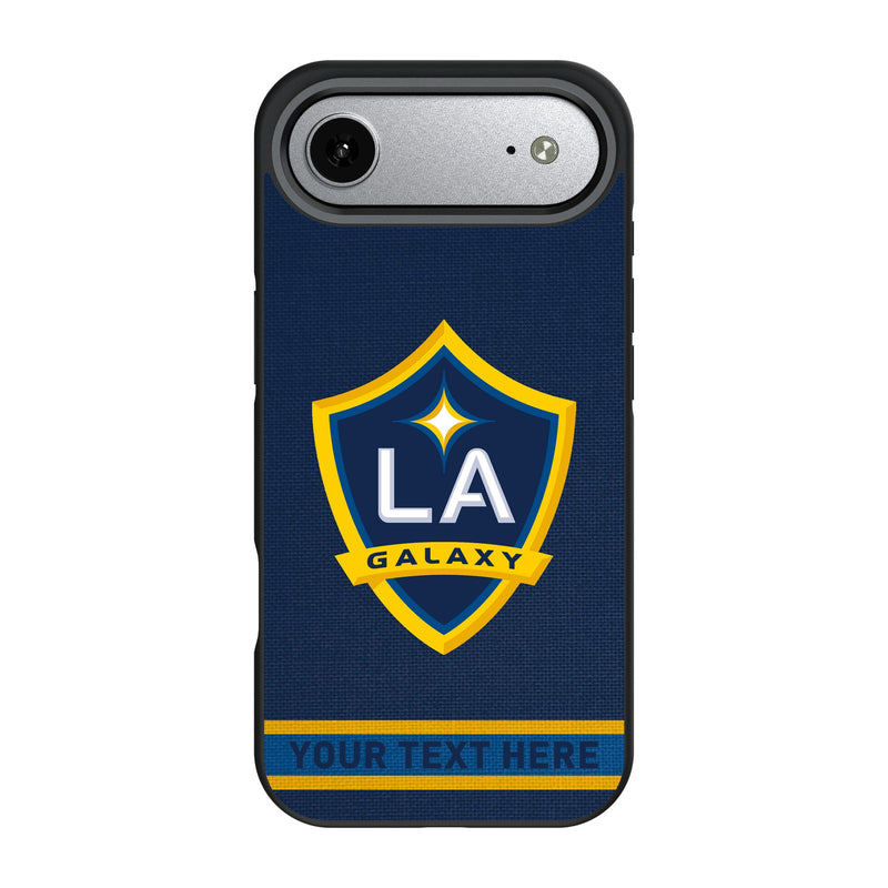 LA Galaxy Personalized Stripe iPhone Bump Phone Case for Apple iPhone