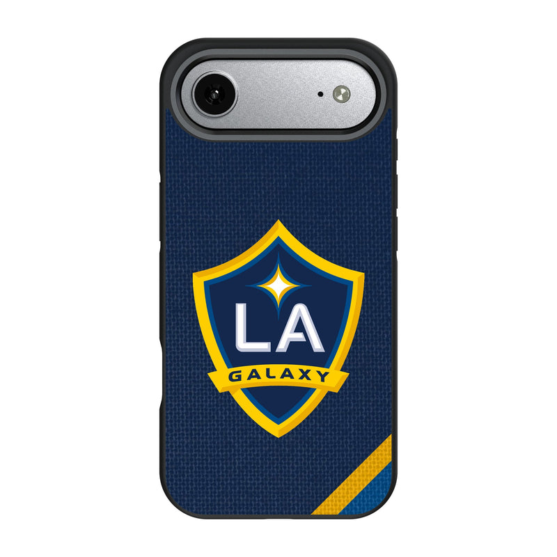 LA Galaxy Diagonal Stripe iPhone Bump Phone Case for Apple iPhone