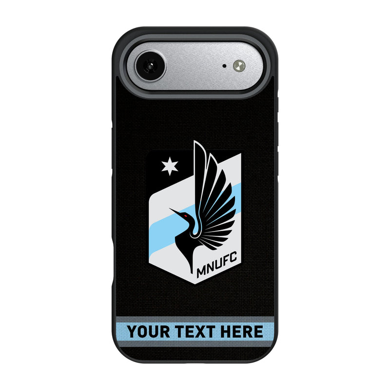 Minnesota United FC Personalized Stripe iPhone Bump Phone Case for Apple iPhone