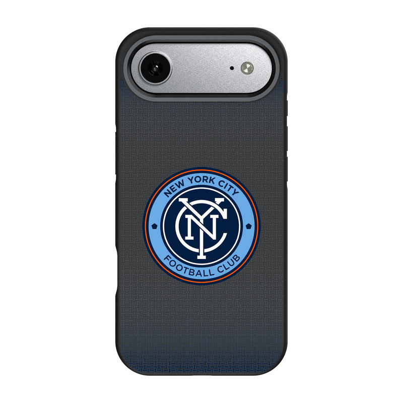 New York City FC Linen iPhone Bump Phone Case for Apple iPhone