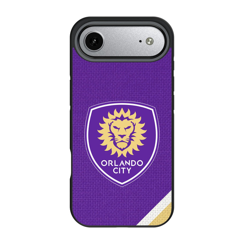 Orlando City Soccer Club Diagonal Stripe iPhone Bump Phone Case for Apple iPhone