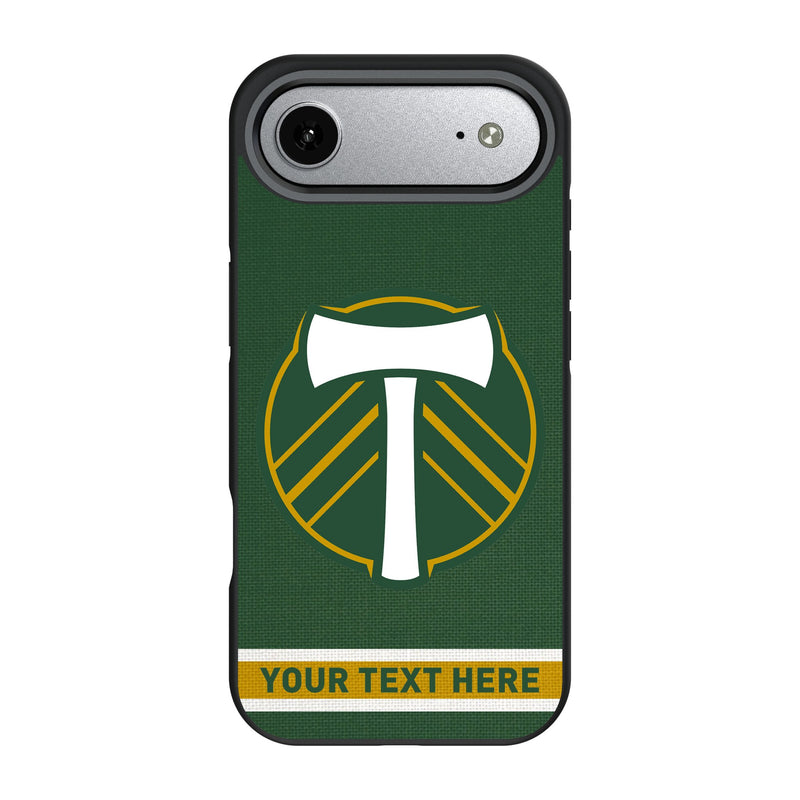 Portland Timbers Personalized Stripe iPhone Bump Phone Case for Apple iPhone