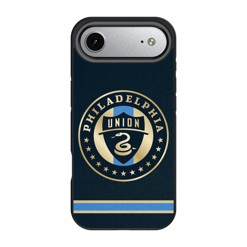 Philadelphia Union Stripe iPhone Bump Phone Case for Apple iPhone