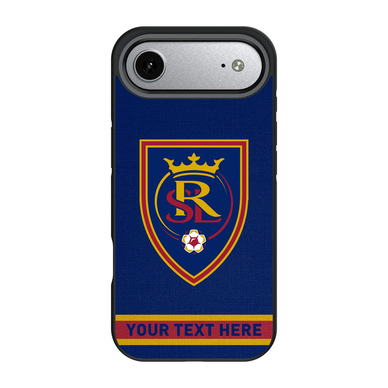 Real Salt Lake Personalized Stripe iPhone Bump Phone Case for Apple iPhone