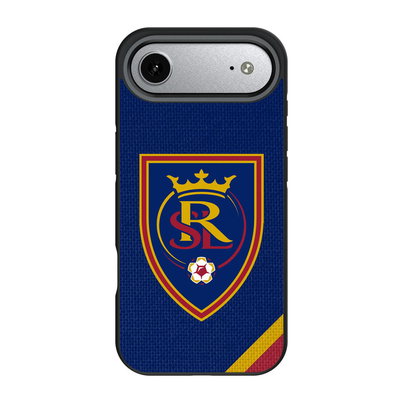 Real Salt Lake Diagonal Stripe iPhone Bump Phone Case for Apple iPhone