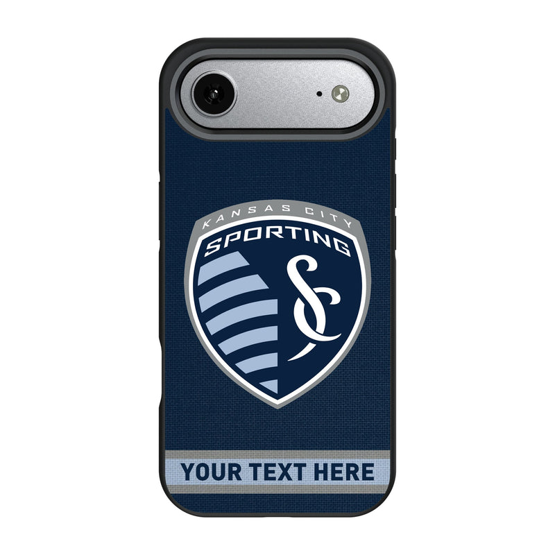 Sporting Kansas City Personalized Stripe iPhone Bump Phone Case for Apple iPhone