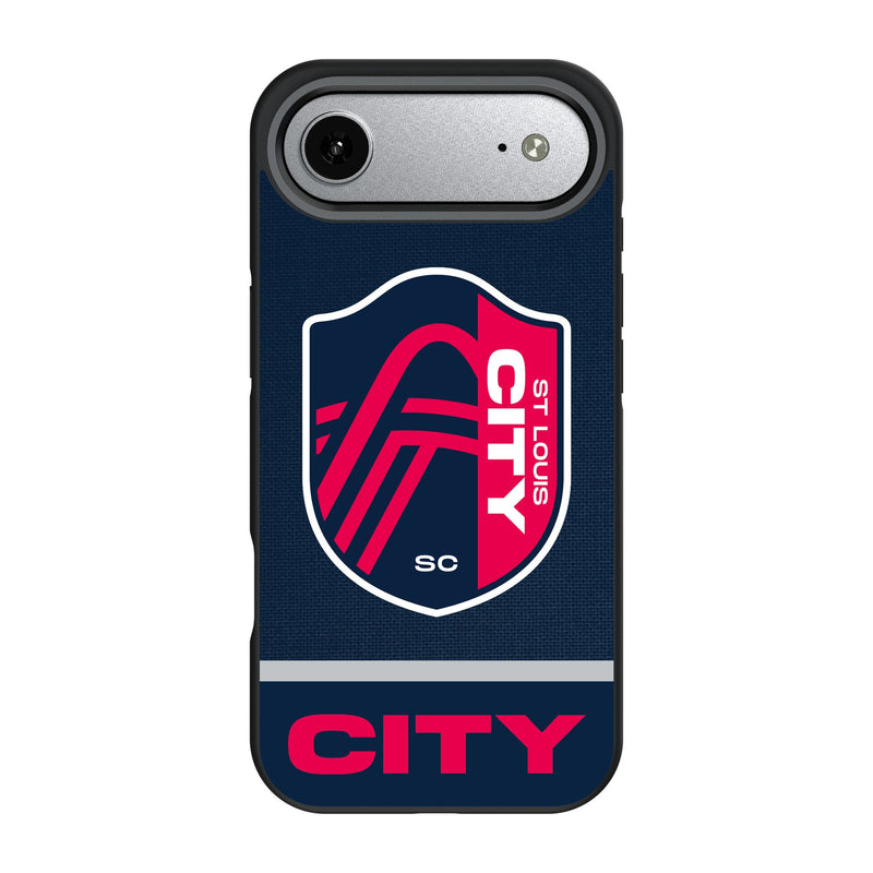 St. Louis CITY SC Endzone Solid iPhone Bump Phone Case for Apple iPhone
