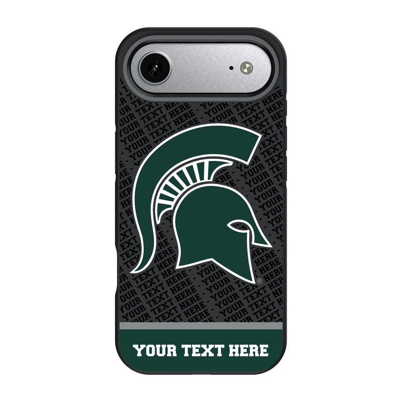 Michigan State University Spartans Personalized EndZone Plus iPhone Bump Phone Case for Apple iPhone