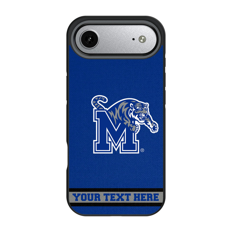 University of Memphis Tigers Personalized Stripe iPhone Bump Phone Case for Apple iPhone
