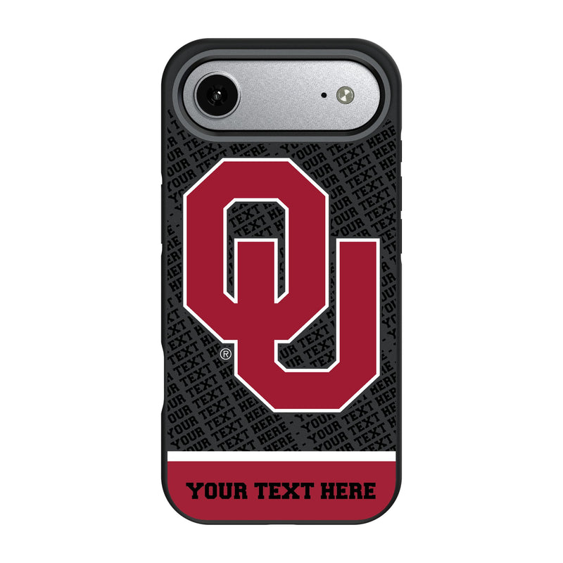 University of Oklahoma Sooners Personalized EndZone Plus iPhone Bump Phone Case for Apple iPhone