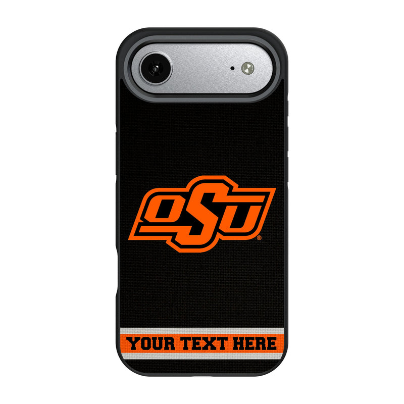 Oklahoma State University Cowboys Personalized Stripe iPhone Bump Phone Case for Apple iPhone