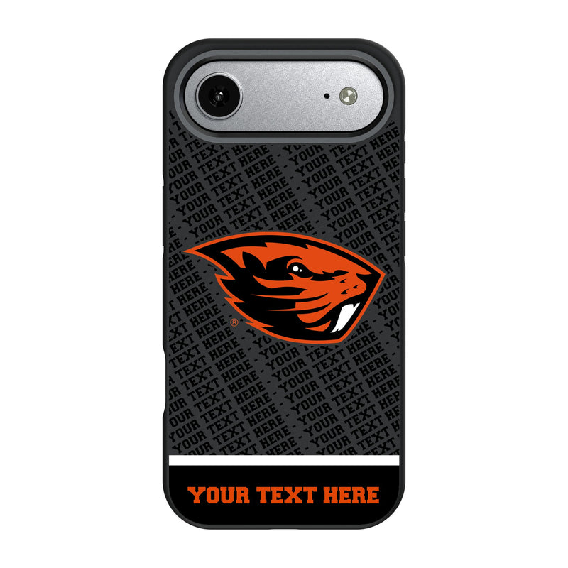 Oregon State University Beavers Personalized EndZone Plus iPhone Bump Phone Case for Apple iPhone