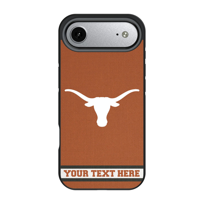 University of Texas Longhorns Personalized Stripe iPhone Bump Phone Case for Apple iPhone