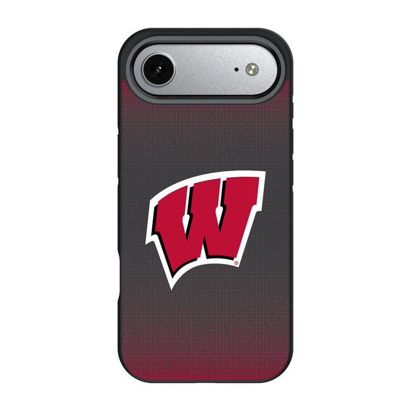 University of Wisconsin Badgers Linen iPhone Bump Phone Case for Apple iPhone