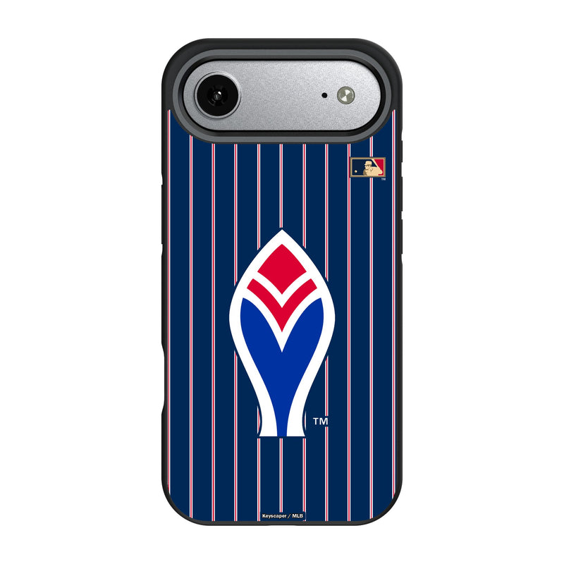 Atlanta Braves 1972-1975 - Cooperstown Collection Pinstripe iPhone Bump Phone Case for Apple iPhone