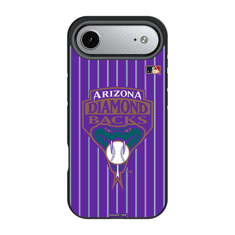 Arizona Diamondbacks 1999-2006 - Cooperstown Collection Pinstripe iPhone Bump Phone Case for Apple iPhone