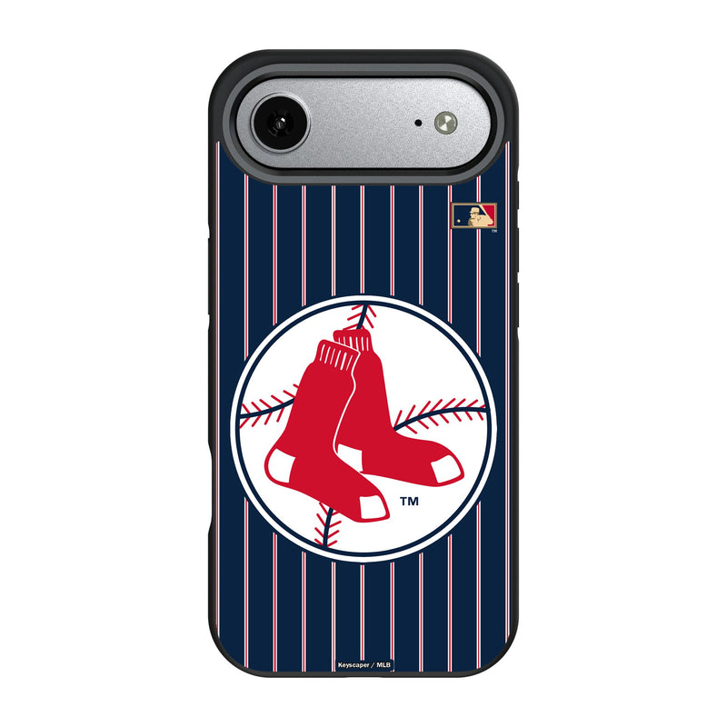 Boston Red Sox 1970-1975 - Cooperstown Collection Pinstripe iPhone Bump Phone Case for Apple iPhone