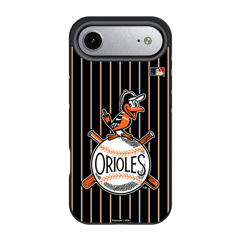 Baltimore Orioles 1954-1963 - Cooperstown Collection Pinstripe iPhone Bump Phone Case for Apple iPhone