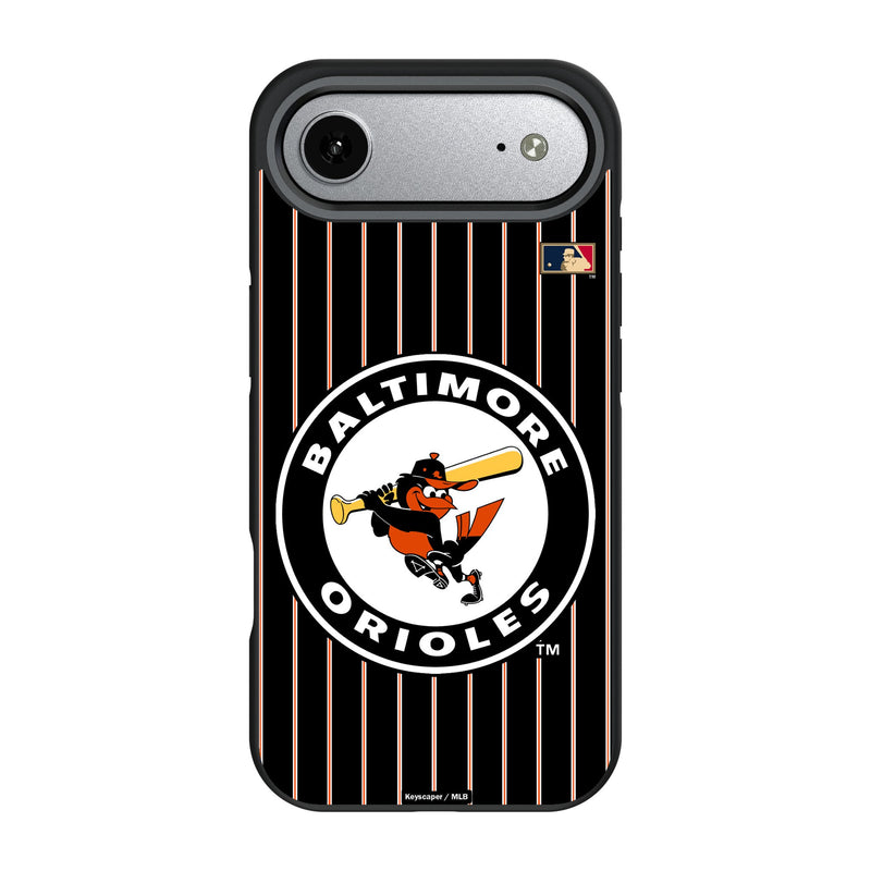 Baltimore Orioles 1966-1969 - Cooperstown Collection Pinstripe iPhone Bump Phone Case for Apple iPhone
