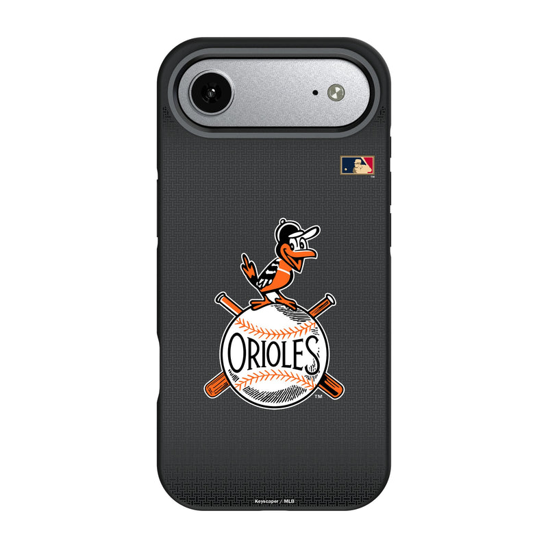 Baltimore Orioles 1954-1963 - Cooperstown Collection Linen iPhone Bump Phone Case for Apple iPhone