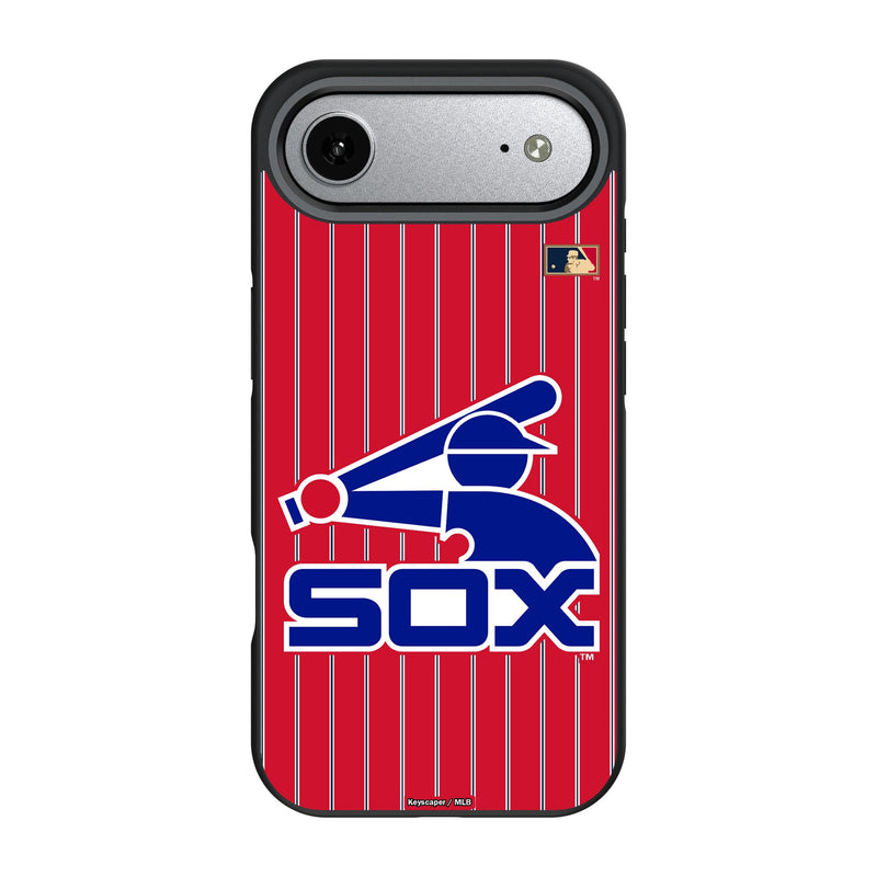 Chicago White Sox 1976-1981 - Cooperstown Collection Pinstripe iPhone Bump Phone Case for Apple iPhone