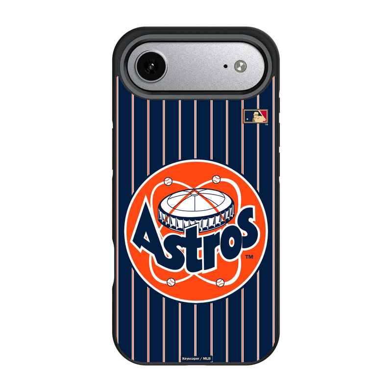 Houston Astros 1977-1993 - Cooperstown Collection Pinstripe iPhone Bump Phone Case for Apple iPhone
