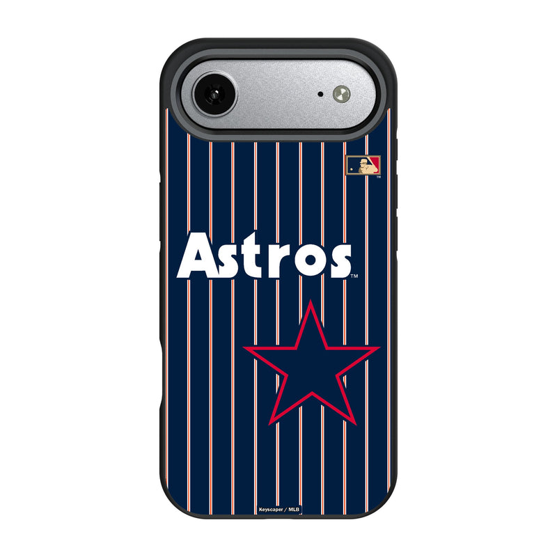 Houston Astros 1975-1981 - Cooperstown Collection Pinstripe iPhone Bump Phone Case for Apple iPhone
