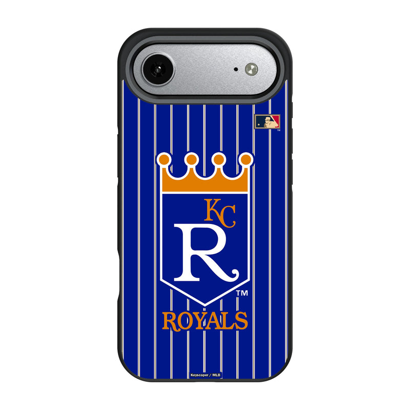 Kansas City Royals 1969-1978 - Cooperstown Collection Pinstripe iPhone Bump Phone Case for Apple iPhone