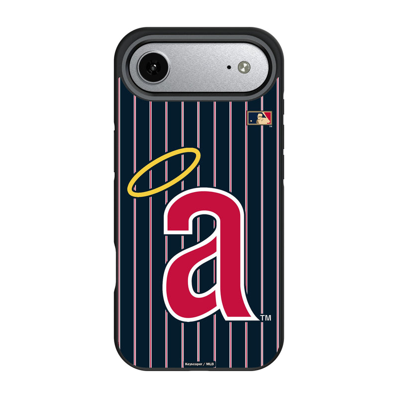LA Angels 1971 - Cooperstown Collection Pinstripe iPhone Bump Phone Case for Apple iPhone